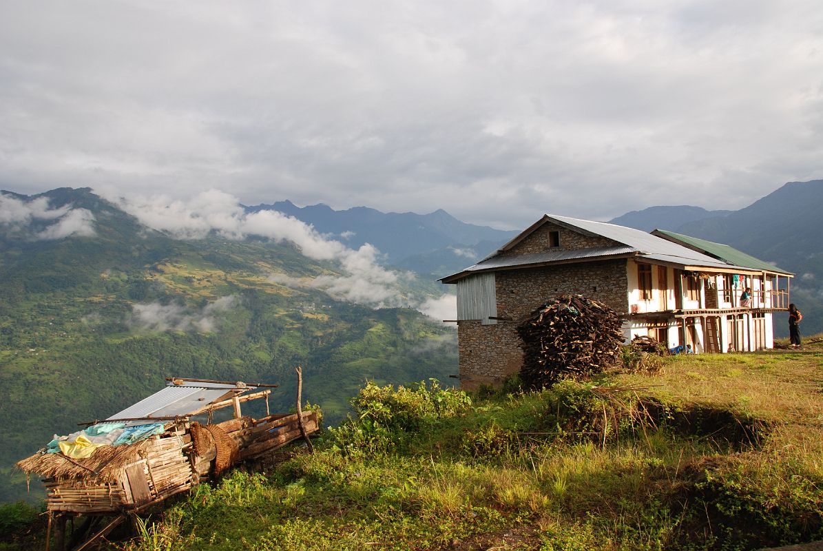 3 2 House Where We Camped In Num With View Across Valley To Sedua